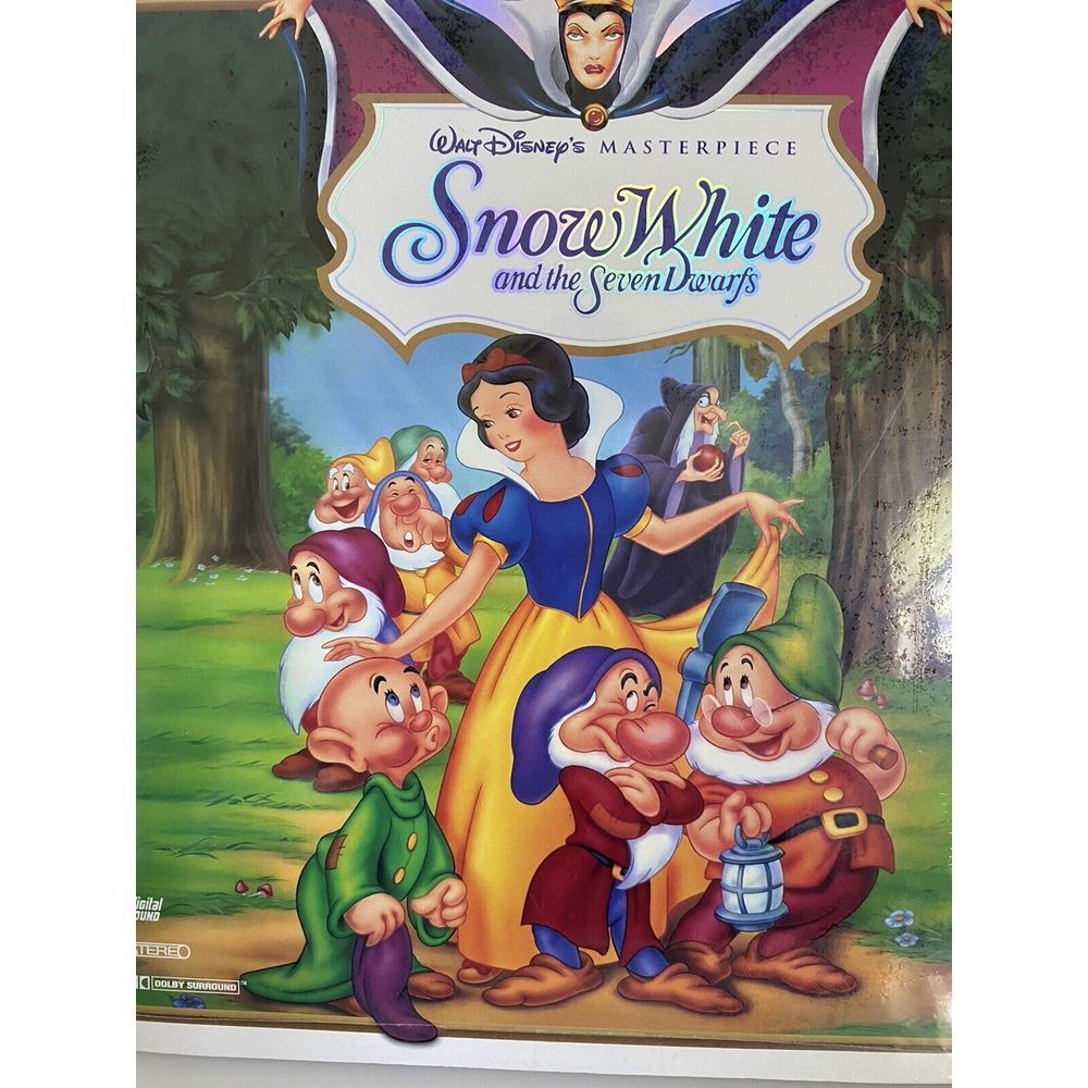 Disney SnowWhite & the‎ Seven Dwarfs Masterpiece Album Digital Sound Laserdisc